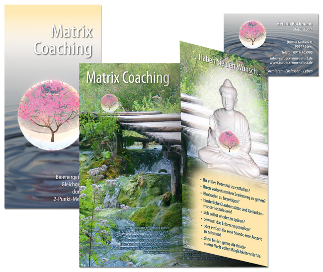 Flyer und Vistenkarte mit 3D-Rendering