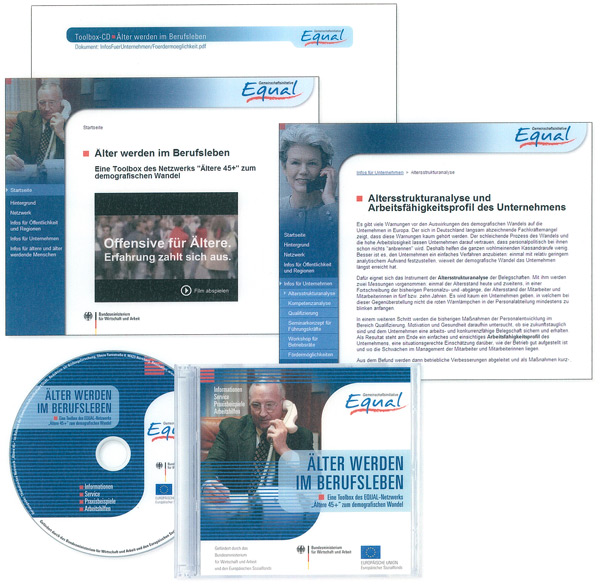 Multimedia-CD mit integrierten Videos und Dokumenten